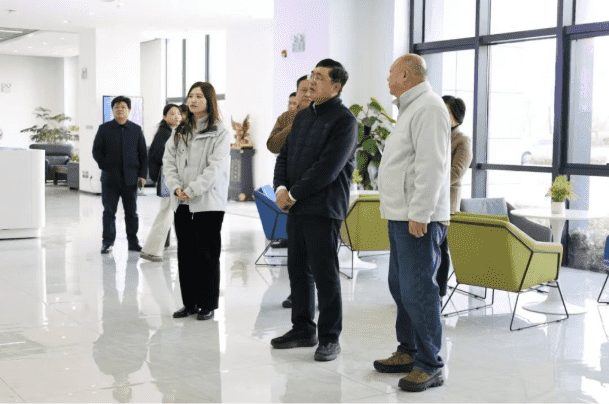 Liu Jian, Secretary of the Party Group and Chairman of the Feixi County Political Consultative Conference, and his delegation visited Hanxing Energy for research and guidance